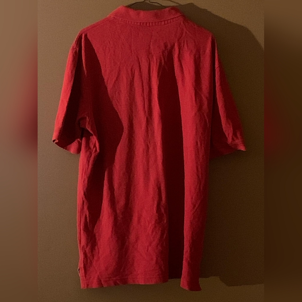 Faded Glory Red Cotton Pullover - Picture 3 of 3